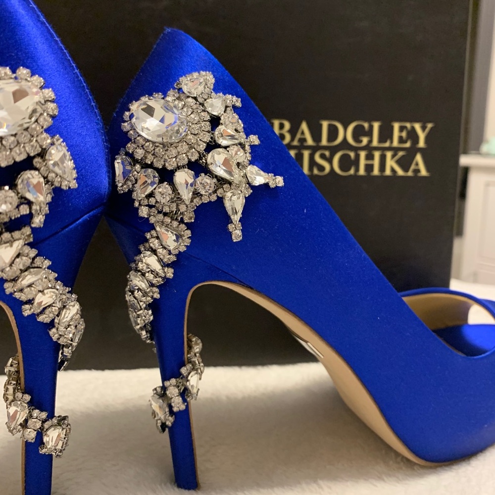 Badgley Mischka royal dress shoes - Picture 1 of 3